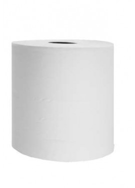 Bobine industrielle blanche lisse