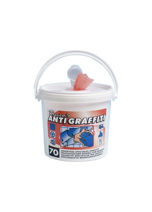 Seau lingettes anti graffiti