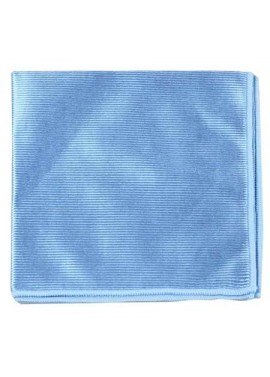 Lavette microfibre vitre bleue