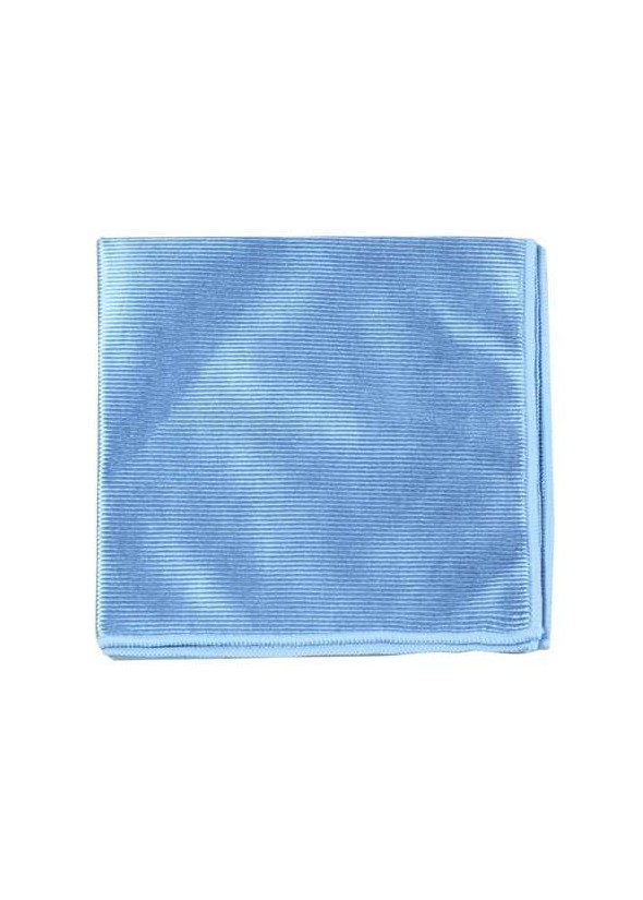 Lavette microfibre vitre bleue