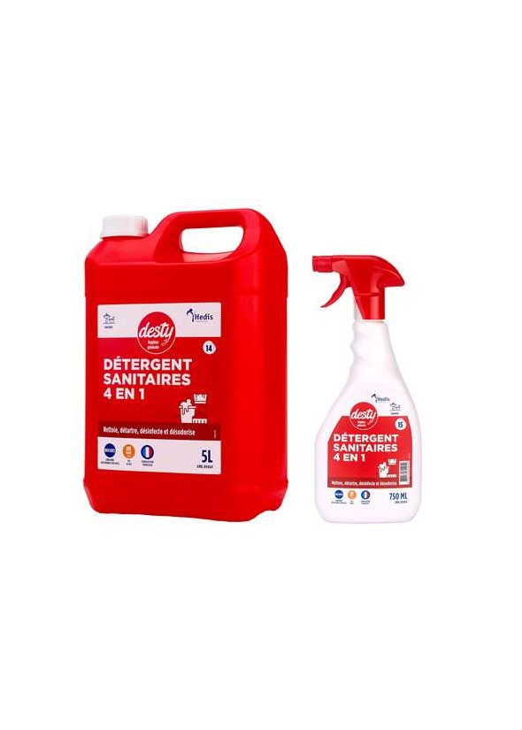 Desty détergent sanitaire 4 en 1